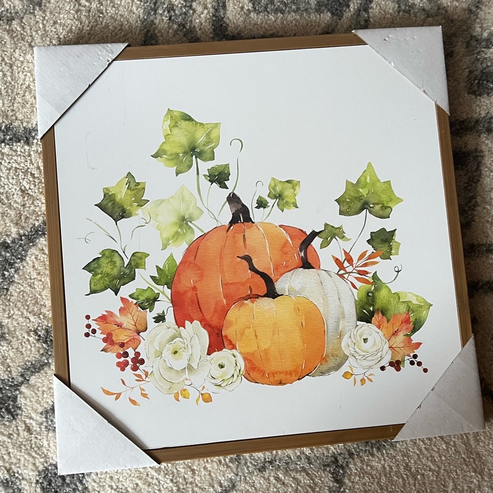 Pumpkin wall decor